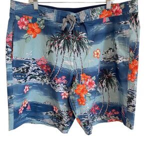 GAP Tropical Palm Tree Swim Trunks